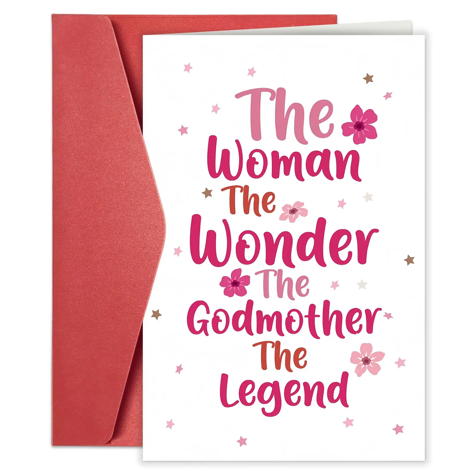 1pc Godmother Mother's Day Greeting Card, Mothers Day Card for Godmother, Godmother Birthday Card, New God Mother Card, The Godmother, The Legend