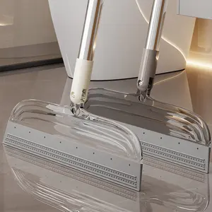 Multifunctional Magic Broom, Silicone Broom For Glass Cleaning, Kitchen, Bathroom, Living Room Floor Cleaning Broom, Floor wiper, bathroom wiper, household wiper, extended silicone mop, mop, broom
