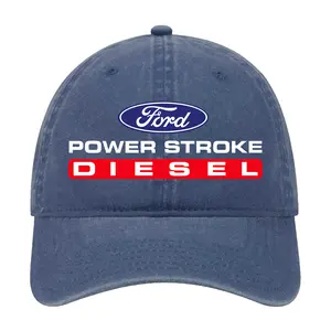 Ford Power Stroke Diesel Vintage Washed Dad Hat, Classic Truck Cap, Adjustable Cotton Baseball Hat, Retro Diesel Truck Lover Gift, USA Style Unisex