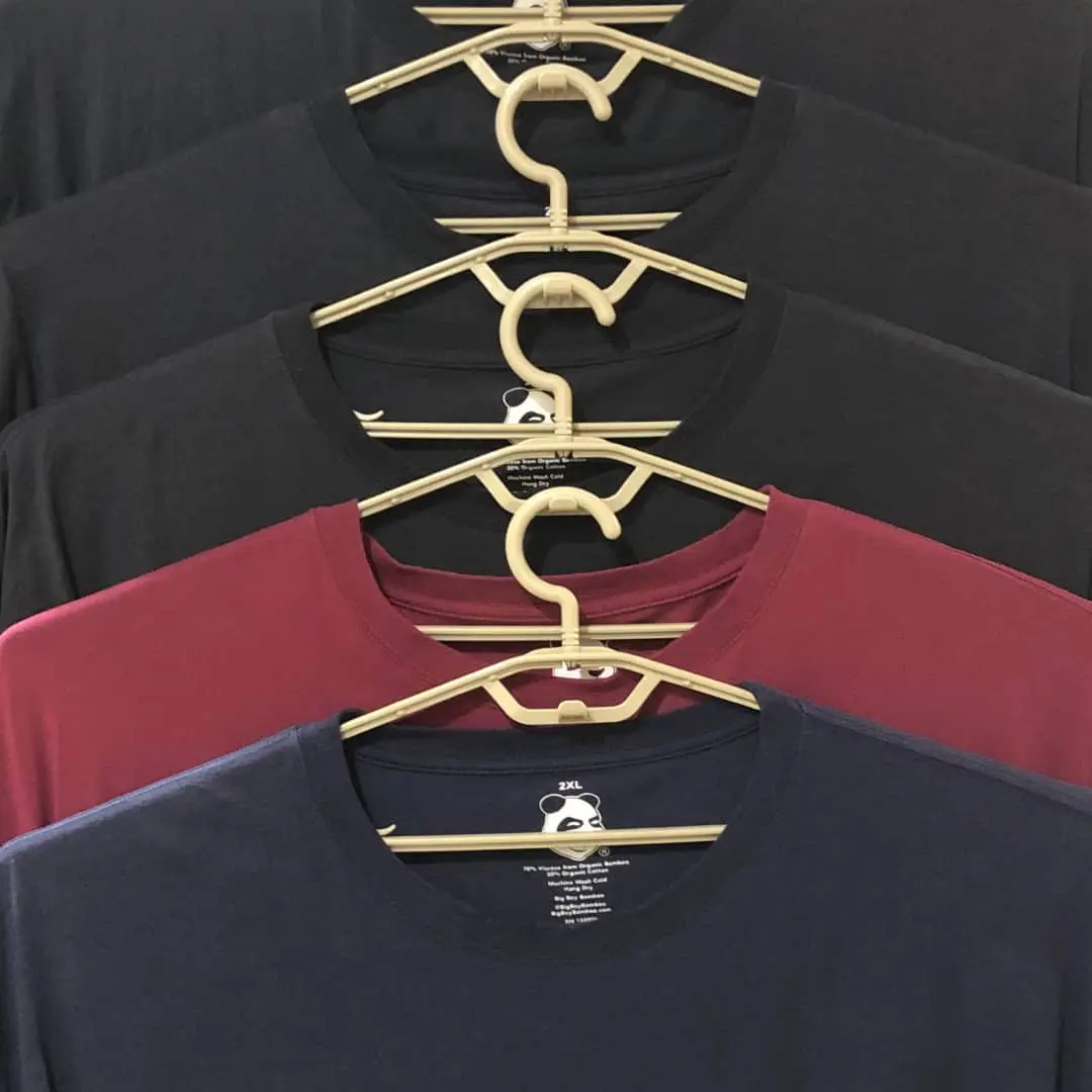 Individual Adjustable Heavy Duty Plastic Extra-Wide Bumpless Clothes Hangers