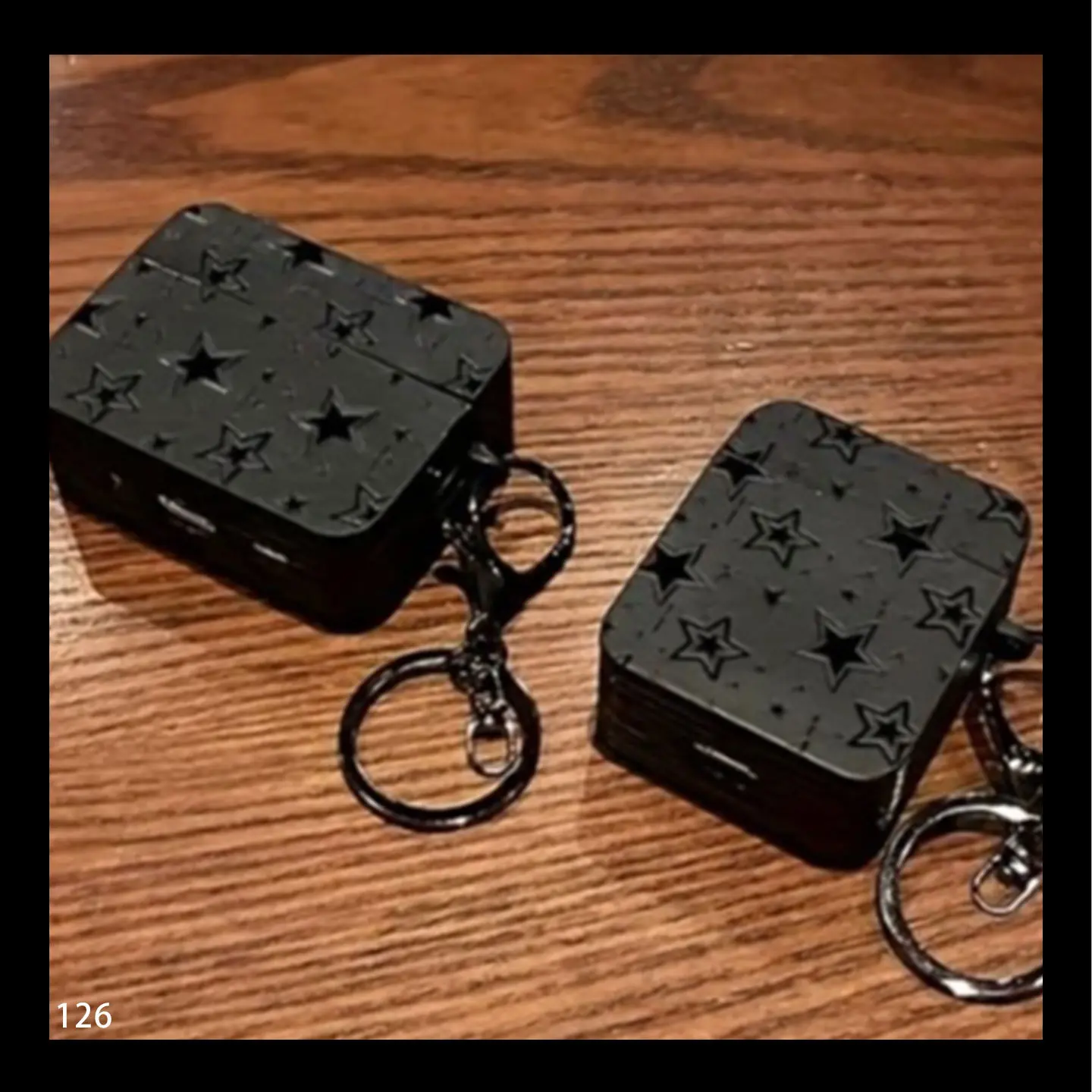 Black star + keychain