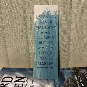 Sword of Kaigen Bookmark 6x2 Fantasy Bookmark ML Wang Bookmark