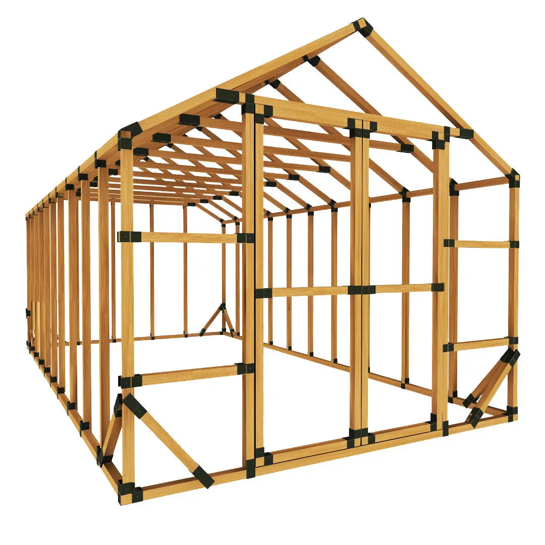 10X20 Standard Storage Shed Kit