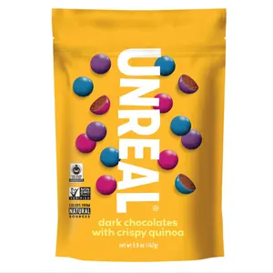 Unreal, Candy Coated Chocolate Crispy Quinoa Gems Bag, 5 Ounce