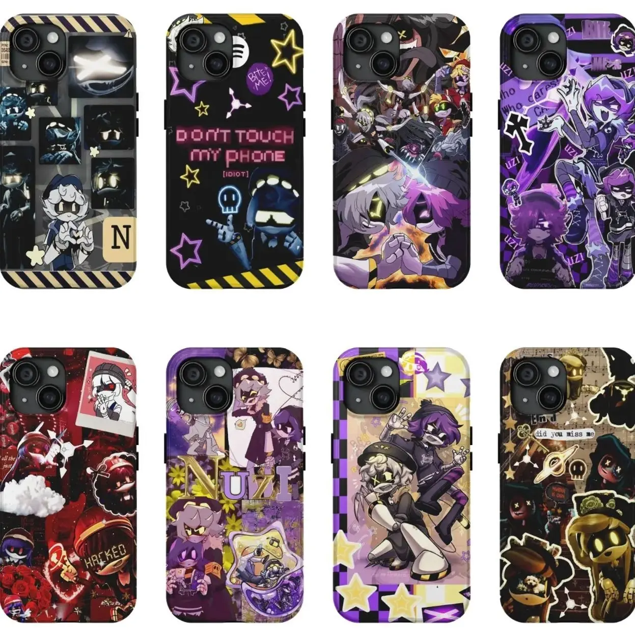 Hot Game M-Murder Drones Y2K Ins Fashion Phone Case for iPhone 17 16 15 14 13 12 11 Pro Max Plus Air Protective Cool Chinese Pattern Drop-proof Gift Unique Design