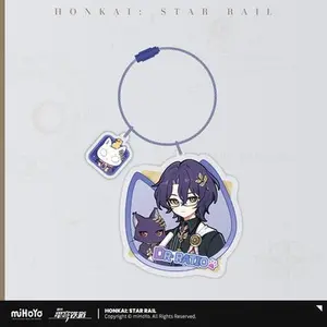[Honkai Star Rail] Acrylic Pendant of the Tiny Cat Series - Dr. Ratio