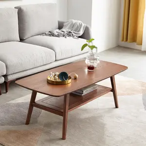 Center table Low Table 100% solid wood Top plate Desk Coffee table Width 120 x Depth 56 x Height 44 cm Study desk Work from home Easy to assemble Natural wood with storage shelf Natural writing desk