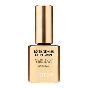 APRÉS Extend Gel Non-Wipe 15ml HEMA & TPO Free Non-Yellowing Medium Viscosity Brush-X Applicator for Gel-X Tips