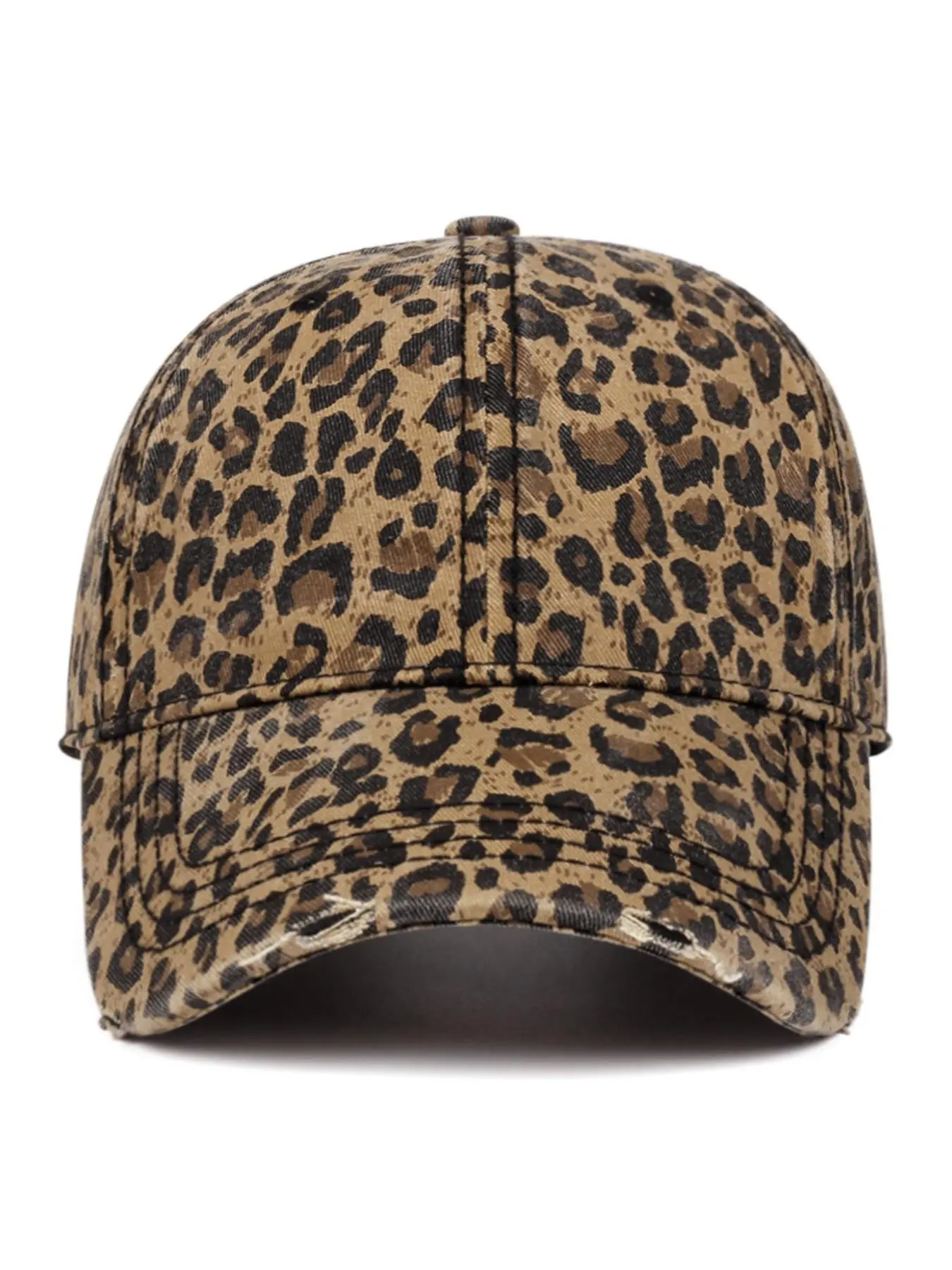 Leopard Print Baseball Cap for Women, Animal Print Snapback, Trendy Stylish Breathable Casual Hat, Fashion Hat, Sports Hat