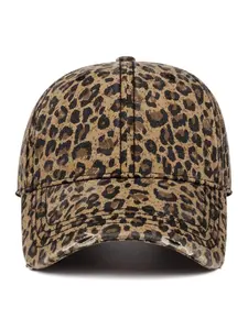 Leopard Print Baseball Cap for Women, Trendy Stylish Breathable Casual Hat, Fashion Hat