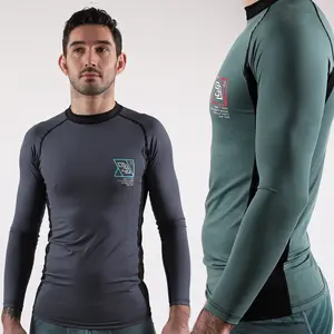 Standard Issue LS Rash Guards 2-PACK (Sage Green, Slate Grey)
