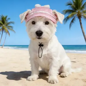 Pet Hats in Multiple Colors, Thin Style Dog Hats with Good Ventilation and Ear Holes, Cat Sun Hats for Shading, Dog Sun Protection Hats, Costume