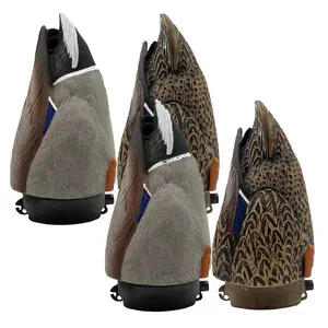 Final Approach LIVE Mallard Duck Butt Floating Decoys, 4 Pack