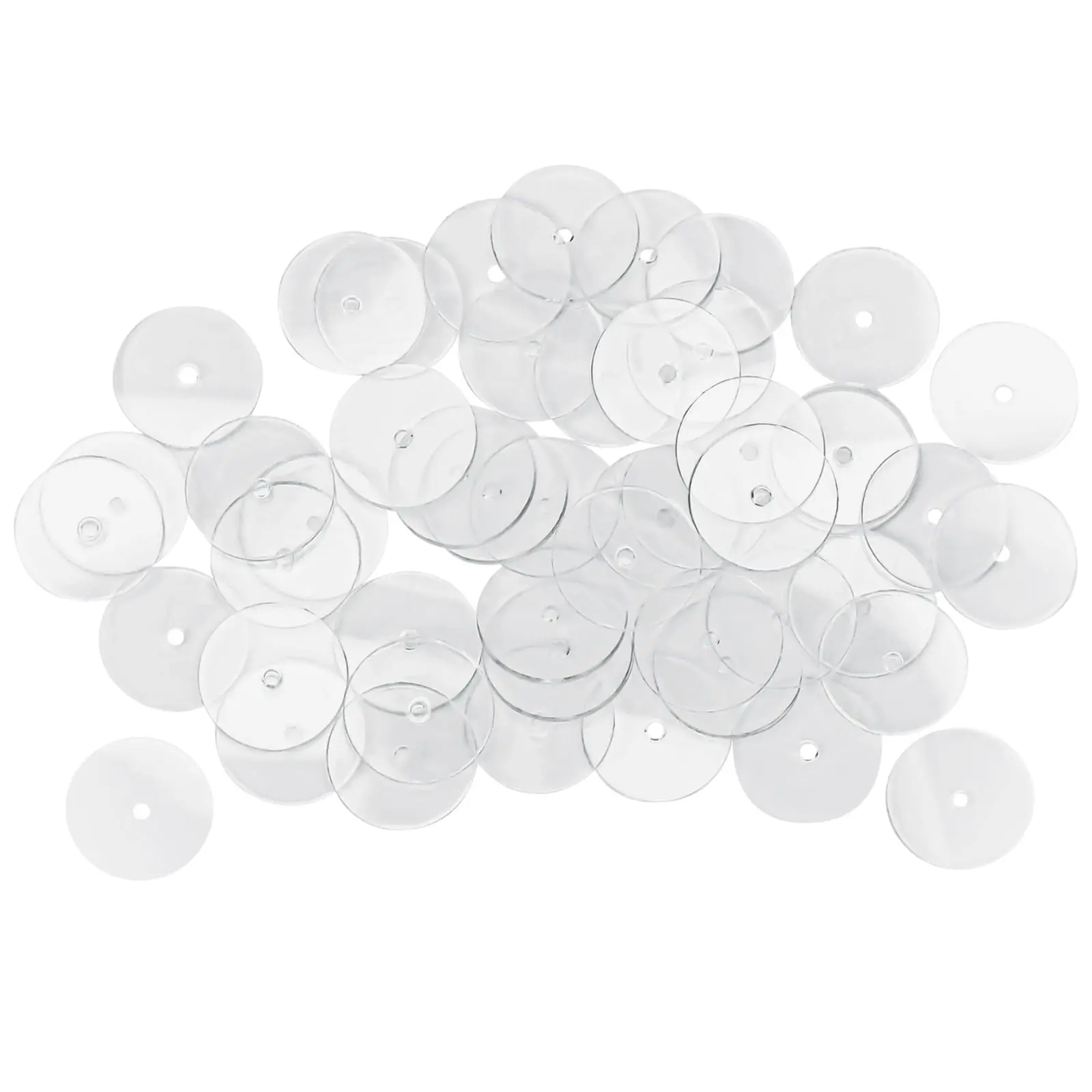 Earring Backings 120 Pcs Clear Plastic Disc Pads for Earring Support Earring Back Stabilizers and Stoppers Earlobe Support Patches for Jewelry Crafts