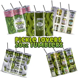 Pickle Jars Tumblers - Cute, Funny, Sarcastic, Pickle Lovers