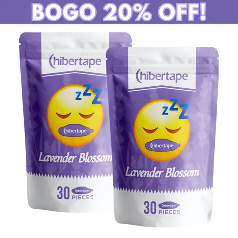 Hibertape - BUNDLE PACK Mouth Tape for Sleeping and Snoring, Jawline Shaper for Men and Women, Sleep Like a King or Queen, Free Your Sleep Hostage, CPAP Friendly,