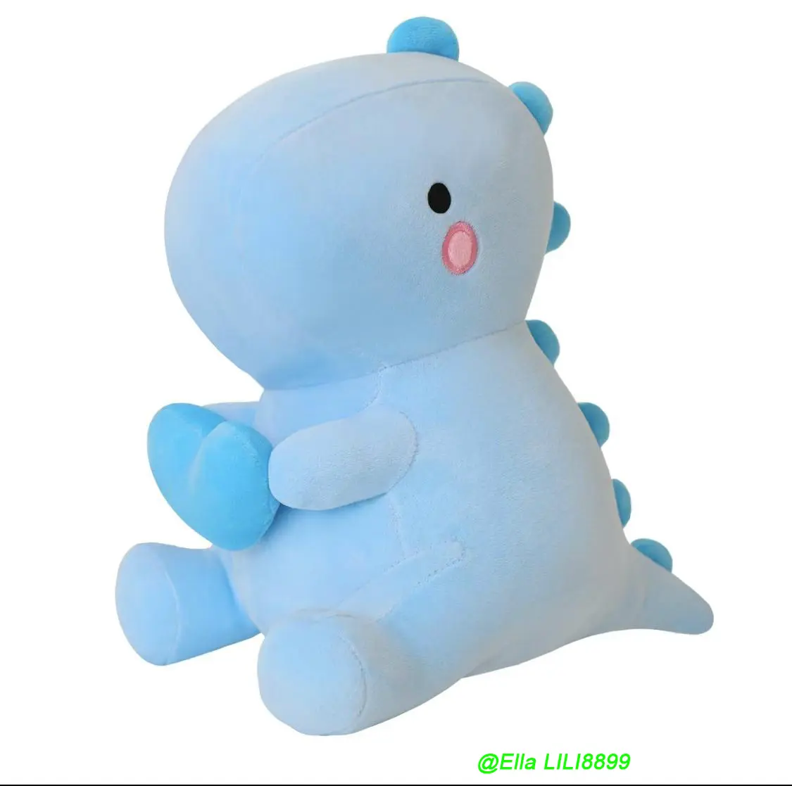 Plush Dinosaur Stuffed Toy - Cute Cartoon, Soft Fabric, Heart-Holding, Unisex Love-Filled Gift, Bed-Sofa Decor for Dinosaur Enthusiasts