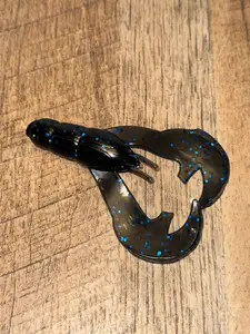 Riggins’ KrushCraw - Black & Blue Flake