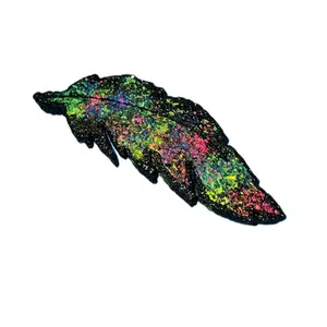 Colored feather daily use scented car freshies