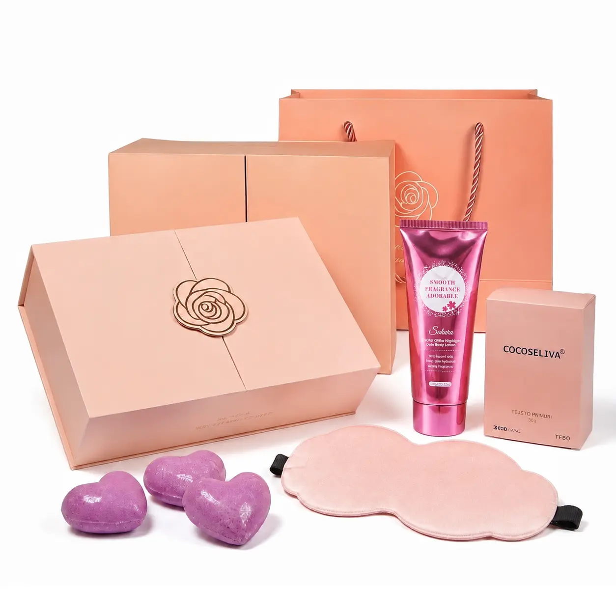 NEEDME Valentine's Day Birthday Gifts for Women, Self Care Gifts, Get Well Soon Gifts, Relaxing Spa Gifts, Care Package, Unique Anniversary Gift Basket for Mother, Wife, Best Friend, Sister, Her，Mother's Day gift Bodycare Set Soothing Moisturizing Nourish
