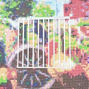 1pc Diamond painting new positioning ruler stainless steel mesh ruler 5D diamond embroidery DIY    diamond mesh Ruler