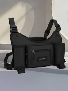 2026 New Waterproof Chest Bag, Multi-Layer Design, Adjustable Shoulder Straps, Tactical Sport Backpack, Outdoor Cycling Running Pouch, Trail Running, Jogging Equipment