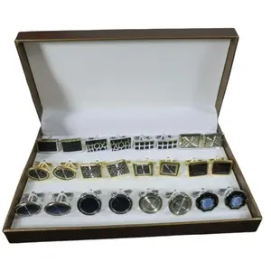12 Pairs Cufflinks for Men Cufflinks Set with Luxury Gift Box, Classic & Modern Designs cufflinks for Men, Formal Shirt Accessories for Wedding Business Party, Stylish Durable Cuff Links Collection
