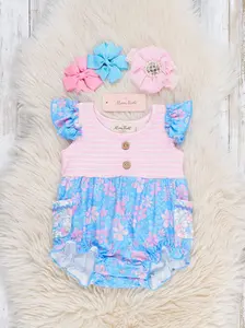 Garden Blooms Ruffle Bubble Romper