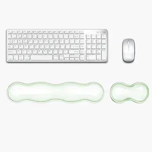 Wrist Rest for Keyboard and ,  Gel Keyboard Wrist Rest for Effortless Typing & , Cool  Gel Wrist Support Pad for Gaming, Computers, Laptops, Office