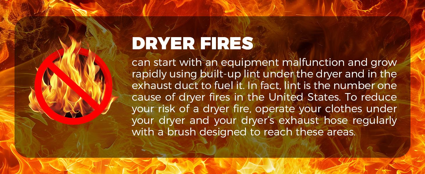 Dryer Vent Cleaner Kit 2 Pieces Vacuum Hose Attachment Lint Brush Universal Quick Lint Remover Deep Cleaning Improve Dryer Efficiency Lower Electric Bills