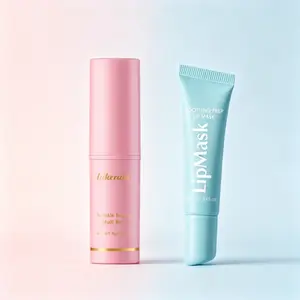Hydrating Set，All In One Stick for Youthful-Looking, Helping Look of Fine Lines, Anti-Aging For Under-Eyes, Neck, Cooling peel-off lip mask for smoother lip prep and a hydrated feel，Pink Collagen Volume Multi , Soothing Prep Lip Mask，Mother's Day gift