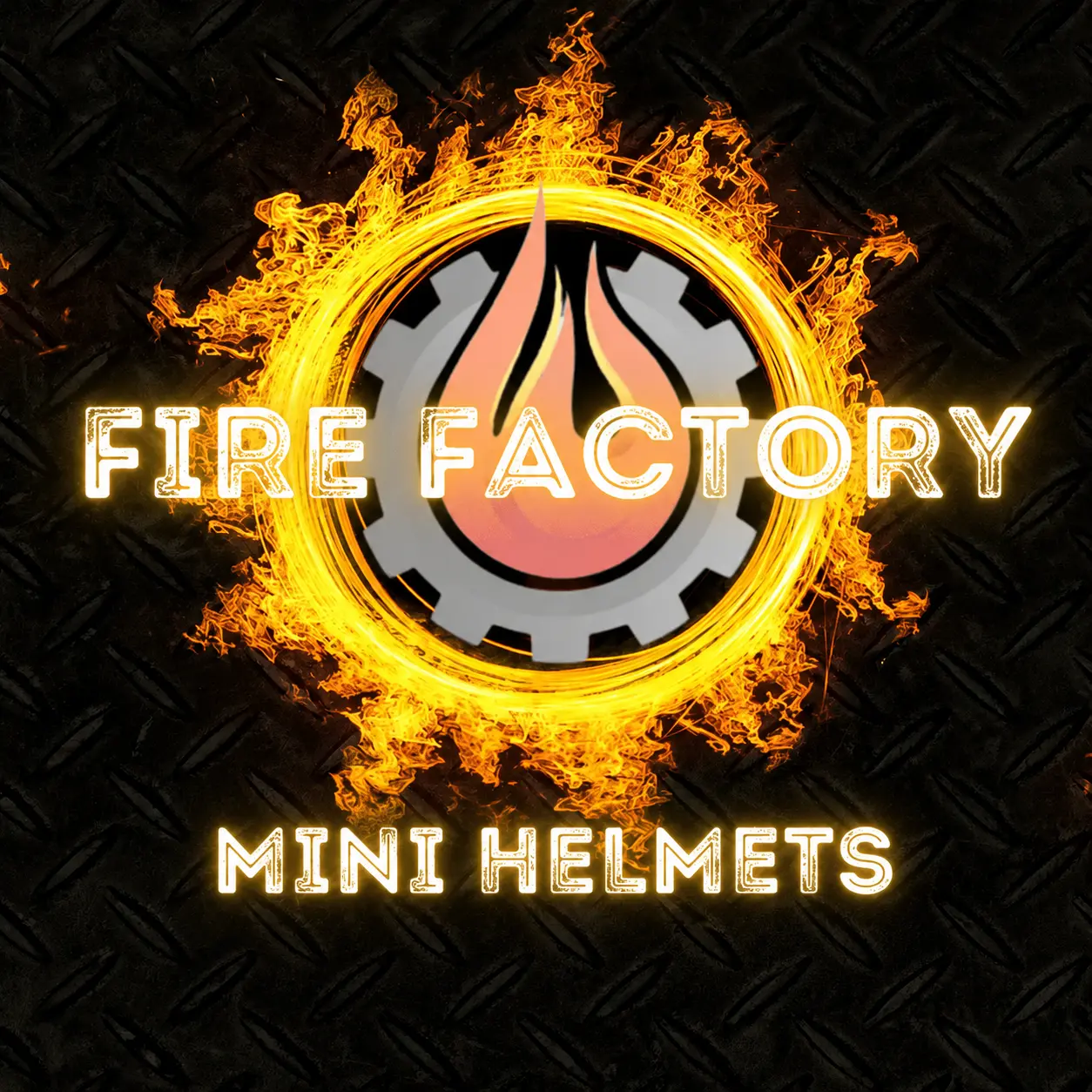 Autographed  Football Mini Helmet - Fire Factory