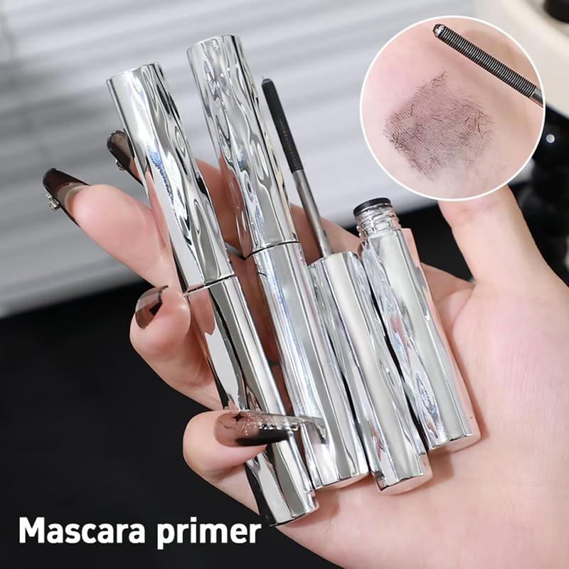 Fiber Mascara 4D Silk Fiber Eyelash Extension Waterproof Long Lasting Curling Lengthening Thickening No Smudge Silicone Brush for Women