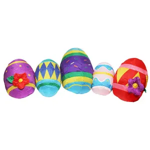 Northlight 10' Inflatable Lighted Easter Eggs Decoration Northlight 10' Inflatable Lighted Easter Eggs Decoration