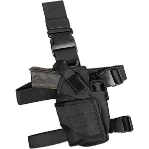 Drop Leg Holster, Tactical Thigh Pistol Gun Holster, Adjustable Tactical Nylon Holster