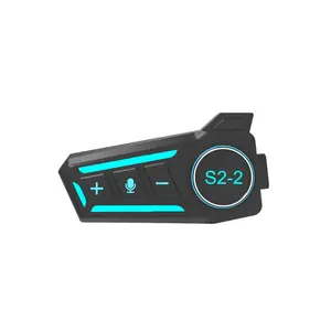Motorcycle Intercom Headset, USB-C Interface, Ai Voice Assistant, Ip67 Waterproof, Auto Response, Noise Reduction, Wireless Helmet Earpiece Set, Motorcycle Accessories