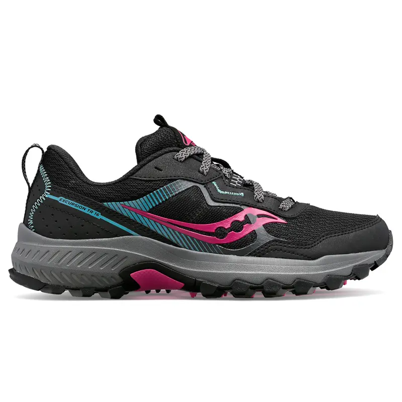 Saucony Womens Excursion Tr16 Trail Trail Running Sneakers Shoes - Black