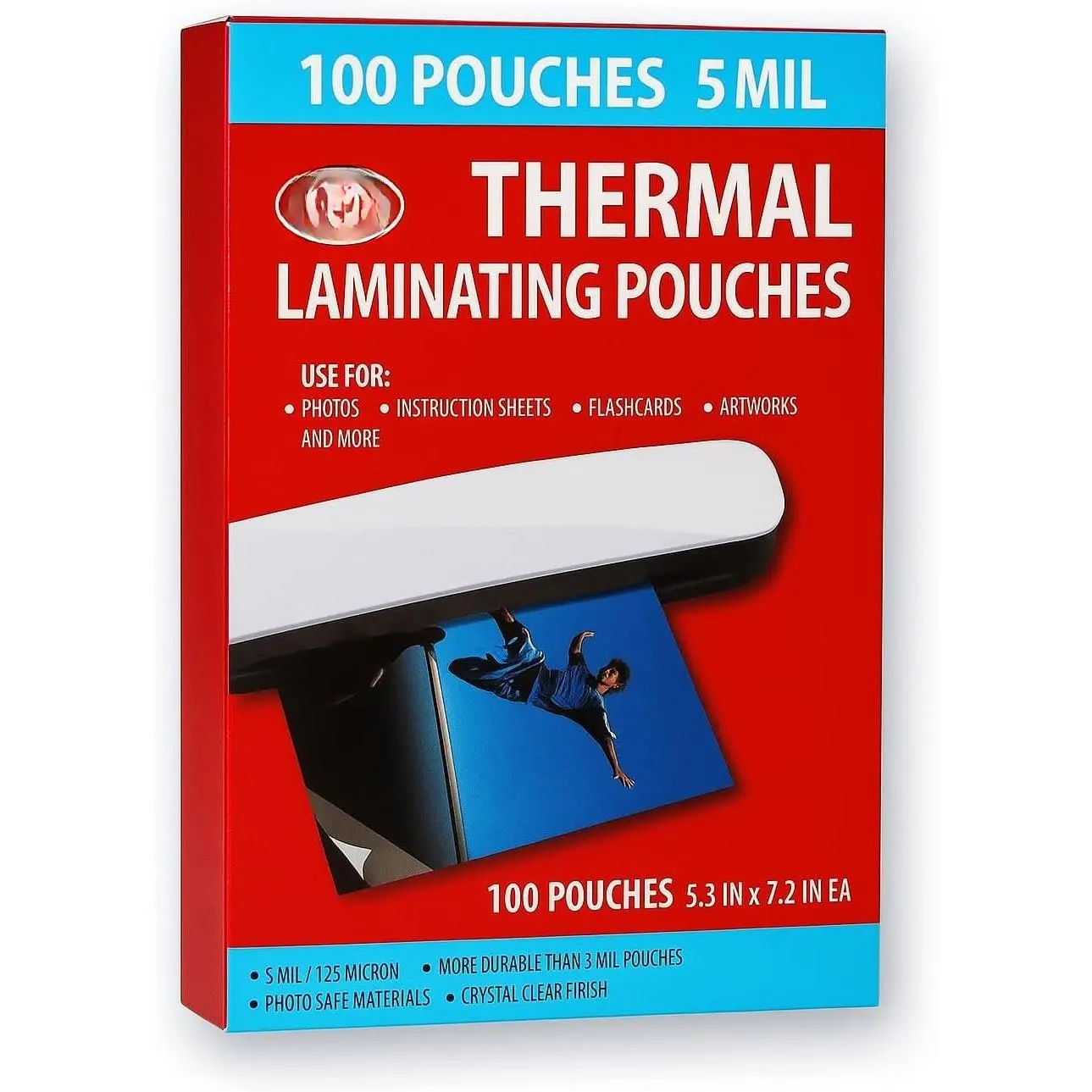 100 Pack - 5.3"x7.2"