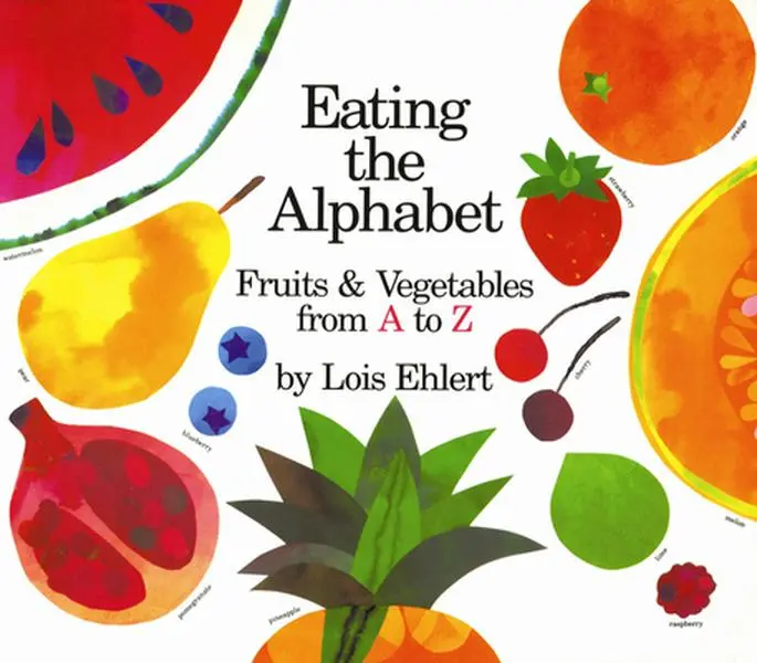 USED Book - Eating the Alphabet: Fruits & Vegetables from A to Z by Ehlert, Lois (Paperback) - english
