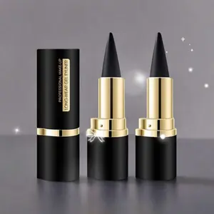 2Pcs Waterproof Gel Eyeliner Pencils – Smudge-Proof, Long-Lasting Black for Cat Eye & Smokey Makeup (Double Pack) Lipliner Cosmetic gifts for girl