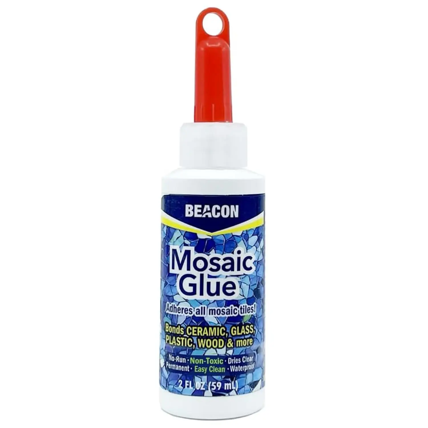 Mosaic Glue Non-Toxic & Water Resistant Ideal for All Tiles & Surfaces 2-Ounce