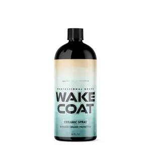 WAKECOAT Professional Grade Ceramic Spray - Liquid Formula for Tough Long Lasting Protection & Sleek Gloss Finish - 16 FL OZ