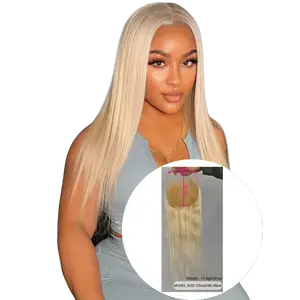 613 Closure Human Hair Straight 5x5 HD Lace Closure Blonde Closure 12A Free Part Closure Natural Hairline with Baby Hair 100% Russian Blonde Virgin Remy Human Hair 150% Density 12 Inch4X5  HD LACE CLOSURE 12”