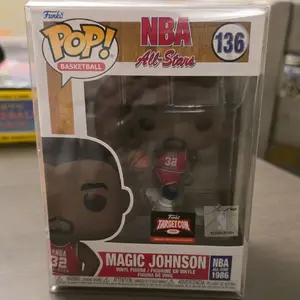 Funko NBA Funko Pop! Hall of Fame and Legend Magic Johnson Vinyl Figure NBA All-Stars 1986 TargetCon Exclusive