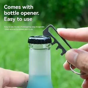 Multi-Functional Outdoor Gear Edc Tool, Rattlesnake Clip Key Ring, Money Clip, Bill Holder, Climbing Carabiner, Quick Hang Accessories, Multi Purpose Keychain