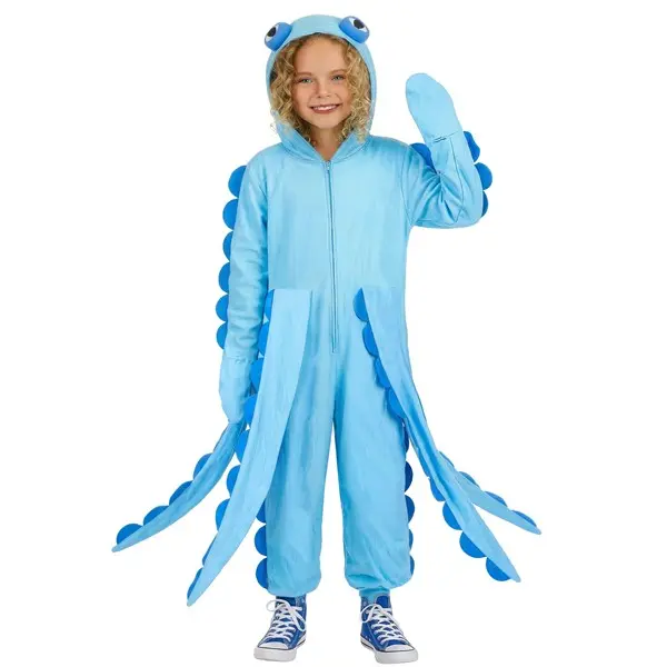 Kids Cozy Octopus Onesie
