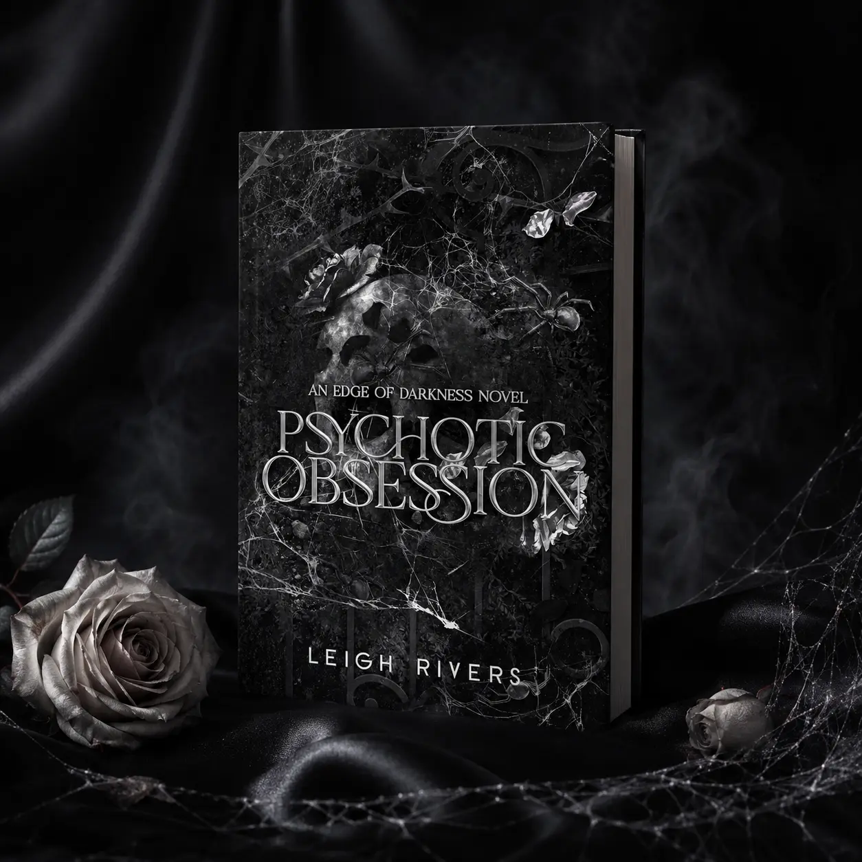 Psychotic Obsession By Leigh Rivers, An Edge of Darkness Novel, Paperback Dark Romance, Romantic Suspense Fiction