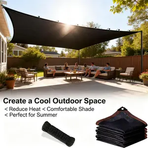 Plant Shade Fabric Umbrella - Sun-Protective Mesh Covering for Greenhouses, Gardens, Easy Installation for Outdoor Use