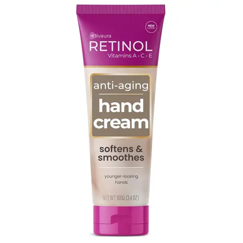 LIVAURA Retinol Hand Cream for Women - Anti-Aging Lotion for Dry Hands