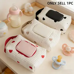 Style Korean Car Tissue Box, Cute Baby Stroller Tissue Bag, Portable Pull-Out Flip Cover Tissue Holder, Convenient Travel Tissue Case